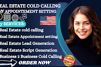 do real estate cold calling telemarketing lead generation and appointment set up