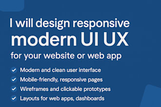 design and develop a modern static website with clean UI UX and fast deployment