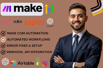 setup fix make com automation make com integromat n8n workflow made com zap api