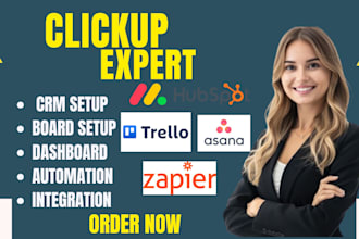 be clickup consultant notion real estate clickup expert clickup automation