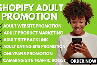 shopify adult web store seo onlyfans promotion shopify store traffic