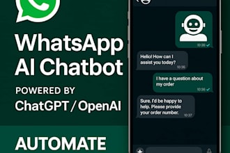 develop ai whatsapp bot automation chatgpt customer service openai API