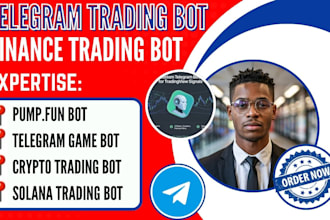 develop telegram trading bot game bot binance trading bot trading volume bot