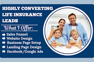 generate life insurance, home insurance, health insurance, auto insurance leads