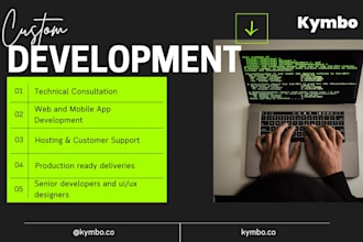 develop a production ready web application, saas or ai software