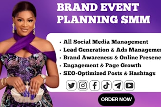 be your brand ceremonial event planning, wedding vendor smm, content creator