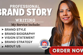 write your brand story, amazon brand story, tone of voice guidelines, about us