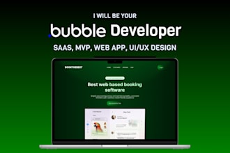 build marketplace, saas, ai, bubble web app with bubble io, bubble developer