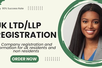 do UK company registration, vat, utr, eori, and bank setup