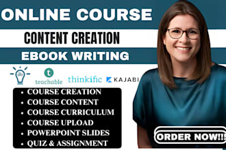 create online course creation course content lesson plan course curriculum