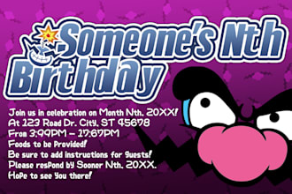 create a custom private event invitation