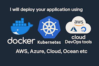 deploy your application using docker, kubernetes, and cloud devops tools