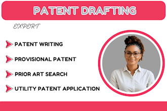 write, search, and file a provisional and non provisional patent application