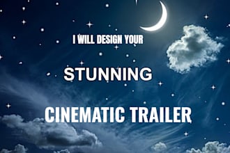 create a stunning cinematic trailer for your book