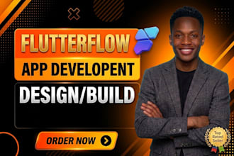 build flutterflow app, flutterflow mobile app, flutter flow firebase developer