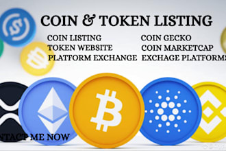 easily list your token coin on coinmarketcap coingecko platform exchange cmc