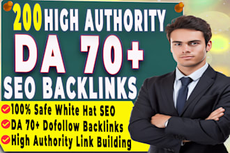 do high authority link building by white hat SEO backlinks for google ranking