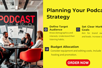 write story driven podcast script and launch your podcast to targeted audience