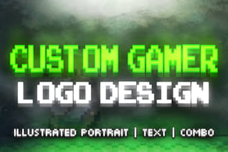 design logo for gamers, streamers, and esports