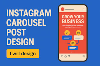 design scroll stopping instagram carousel posts for you