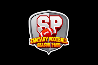 design fantasy football season pass logo