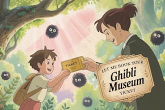 help you book ghibli museum tickets from japan with ease