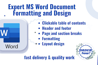 design and format ms word document ebook or text microsoft word formatting