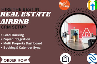 setup real estate airbnb CRM liondesk hostaway guesty lodgify followup boss CRM