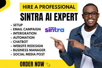 sintra ai automation workflow integration ai assistant chatbot gumloop base44