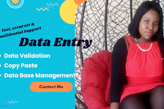 be your data entry specialist