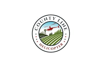design unique helicopter agriculture company logo
