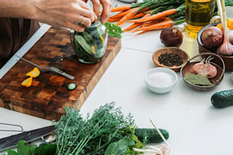 write engaging food and nutrition articles or blog post