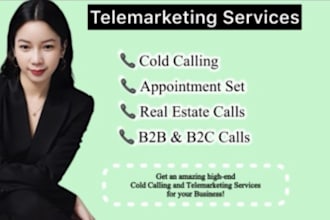 appointment setter for lead generation sales real estate cold calling usa b2b