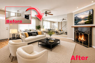 do virtual staging virtual furniture and renovation