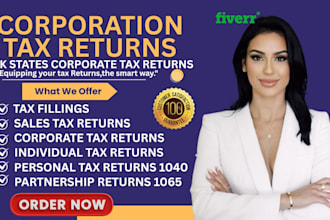 do UK business accounts, corporation tax ct600, and vat filling