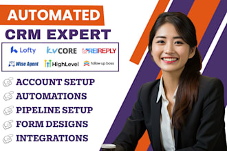 ghl lofty crm kvcore rei reply automation wise agent follow up boss integration
