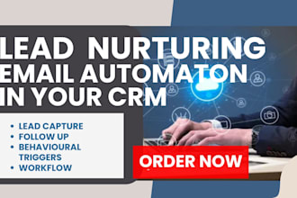 setup lead nurturing emails automation for your hubspot pipedrive zoho crm