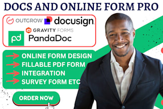 create qwirl wpform outgrow chatbot gravity form pandadoc docusign integration