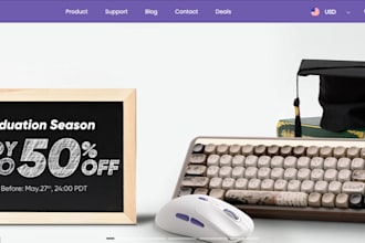 build electronics website, gaming keyboard ecommerce mechanical keyboard store