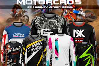design motocross sublimation for riders