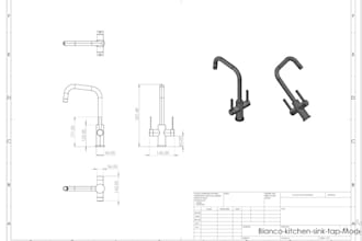 draft any 2d technical drawing in autocad and solidworks