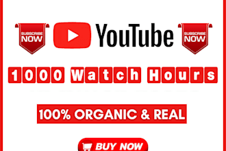 do organic and real revenue youtube watch hours and time