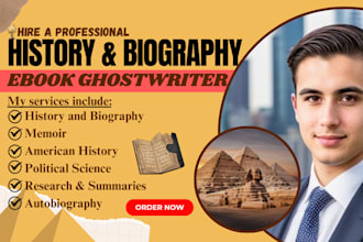 ghostwrite history ebook, cold war, memoir ebook, christian ebook, biography