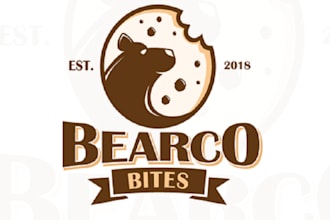 design sophisticated natural snack food logo