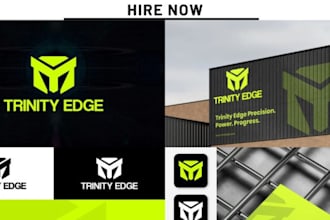 do creative logo design with brand identity, brand style guides, branding