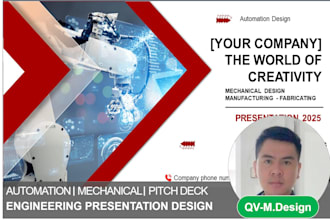 create technical powerpoint presentations for a mechanical design project