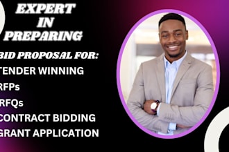 write a competitive bid proposal for tender,rfps,govt contracts