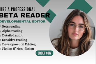 be beta reader fiction story, nonfiction book grammar lite manuscript feedback