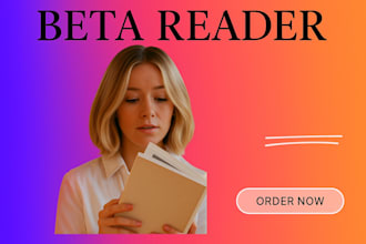 beta and alpha read your fantasy or sci fi manuscript and give detailed feedback