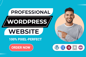 design, redesign, rebuild, clone, copy or revamp your wordpress website